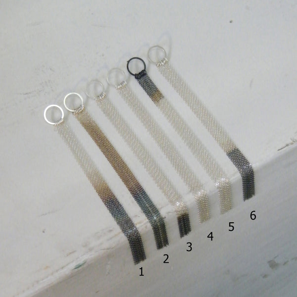 Ultra Long Earring, Single Earring, Tassel Earring, Fringe Earring, Silver long Earring