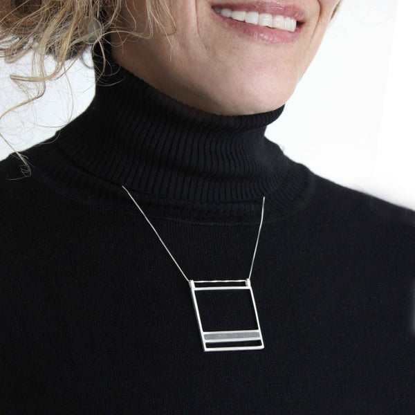 Ladder Concrete Necklace