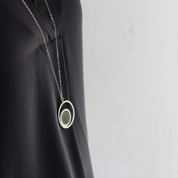 Orbit Concrete Necklace