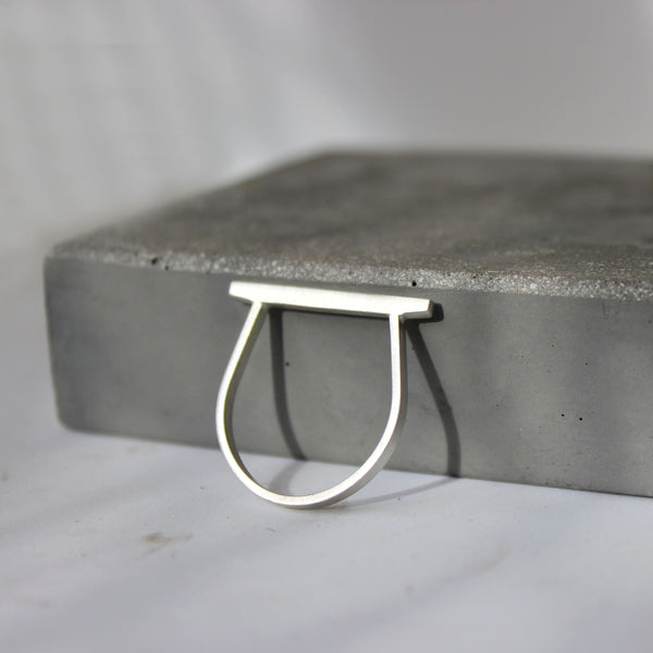 Minimal bar ring, by BAARA Jewelry. Stackable minimal ring, line ring, bar jewelry, handmade jewelry, minimal jewelry