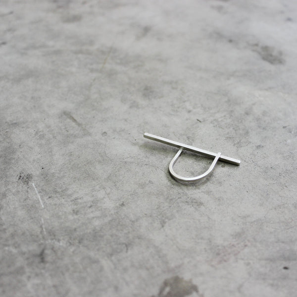 Line Ring, by BAARA. Strait Line Ring, Gift for Girlfriend, Ring, Unique Ring, Sterling Silver Ring, Gift for Her, Modern Ring