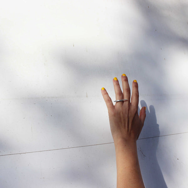 Cross Line Ring