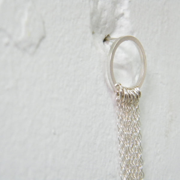Single Very Long Rainbow Earring